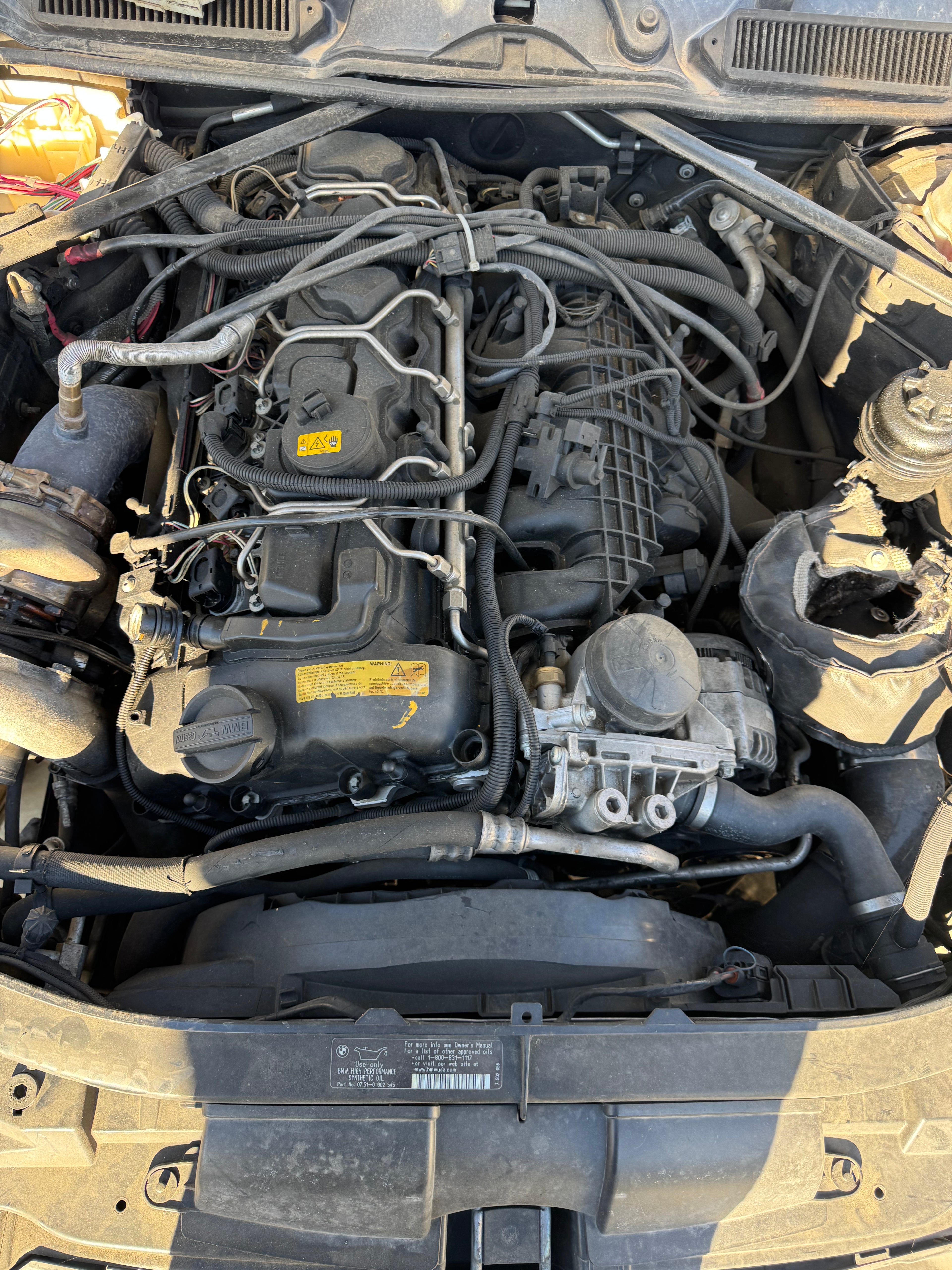 Used BMW E chassis N55 N54 Docrace Single turbo kit.